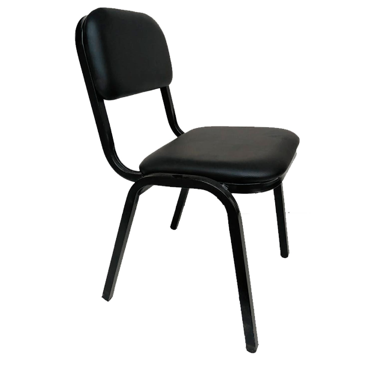 Silla Sheraton Negra de Eco Cuero
