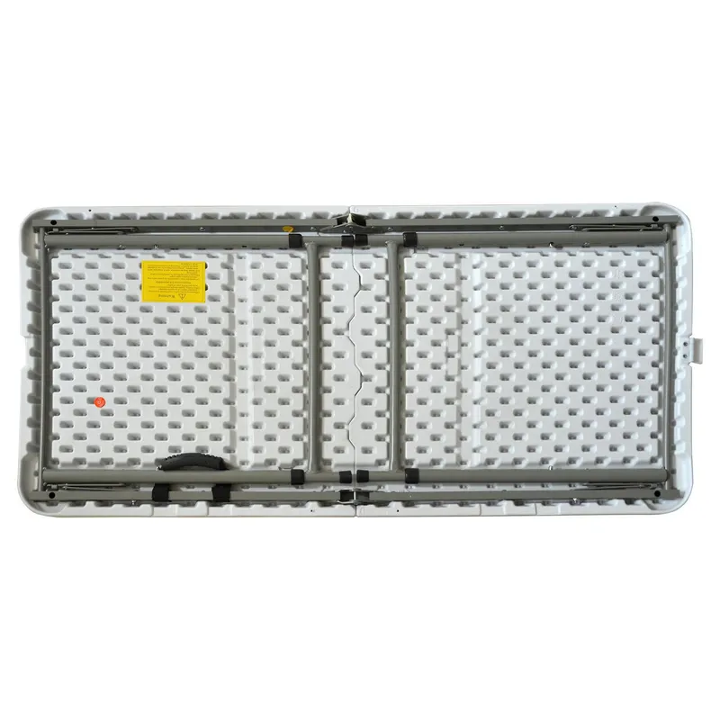 Mesa Plegable Rectangular Blanco 120x60x74 cm
